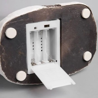 Χριστουγεννιάτικο Φωτιζόμενο Χιονισμένο Χωριό με Άγιο Βασίλη, Δέντρο με Κίνηση & Μουσική 19x13.5x15.5cm