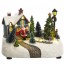 Χριστουγεννιάτικο Φωτιζόμενο Χιονισμένο Χωριό με Άγιο Βασίλη, Δέντρο με Κίνηση & Μουσική 19x13.5x15.5cm