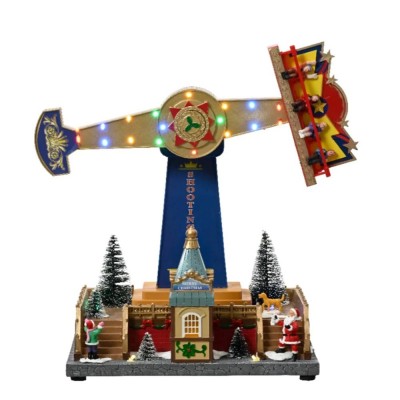 Χριστουγεννιάτικο Διακοσμητικό Shooting Star με LED, Κίνηση & Μουσική 24x16.5x40.5cm