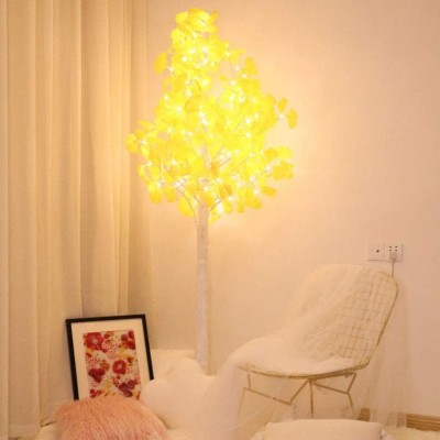 180cm Διακοσμητικό Δέντρο με Κίτρινα Φύλλα 180LED με Θερμό Λευκό Φωτισμό