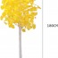 180cm Διακοσμητικό Δέντρο με Κίτρινα Φύλλα 180LED με Θερμό Λευκό Φωτισμό