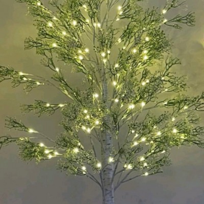 180cm Διακοσμητικό με 144 LED Θερμού Λευκού Φωτισμού