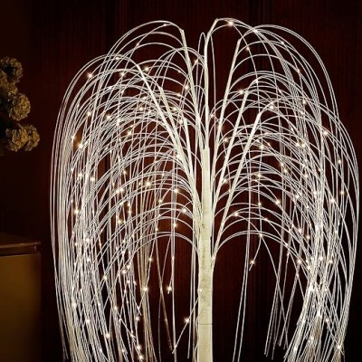 180cm Φωτιζόμενο Δέντρο Ιτιάς 504 Led με Θερμό Λευκό Φωτισμό