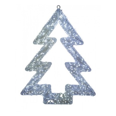 46x5cm Φωτιζόμενο Χριστουγεννιάτικο Μεταλλικό Δέντρο με 800 LED