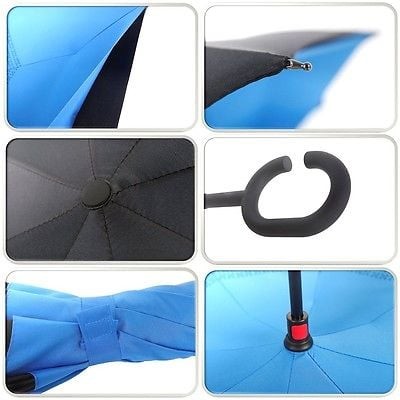 Ανάποδη Ομπρέλα Inside Out – Καινοτόμος Σχεδιασμός για Απόλυτη Προστασία από τη Βροχή