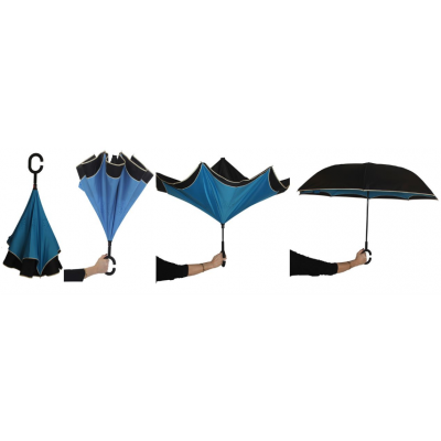 Ανάποδη Ομπρέλα Inside Out – Καινοτόμος Σχεδιασμός για Απόλυτη Προστασία από τη Βροχή