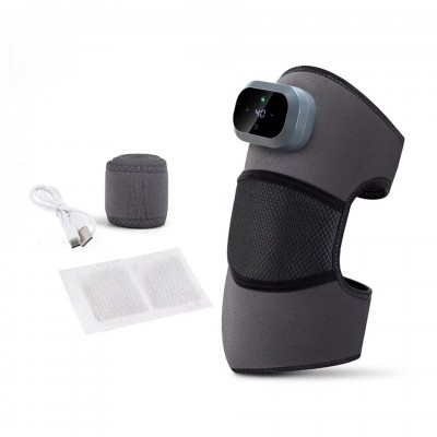 Θερμαινόμενη Επιγονατίδα με Μασάζ για Θερμοθεραπεία - Knee Massager – Γκρι