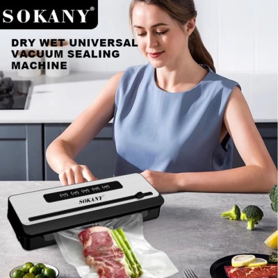 Επαγγελματική Μηχανή Στεγανοποίησης Τροφίμων Μαύρη SK-13076  Vacuum Food Sealer