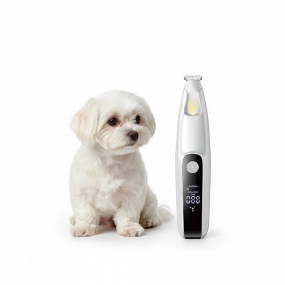 Επαναφορτιζόμενη Μηχανή Καλλωπισμού Κατοικιδίων D-08 Λευκή