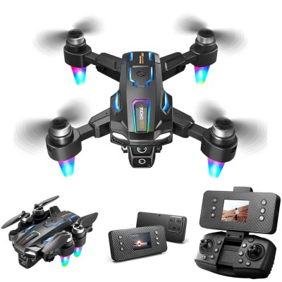 Αναδιπλούμενο Drone με WiFi με Κάμερα 480P με Χειρηστήριο & Οθόνη LED Μαύρο FPV A22