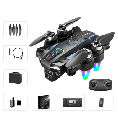 Αναδιπλούμενο Drone με WiFi με Κάμερα 480P με Χειρηστήριο & Οθόνη LED Μαύρο FPV A22