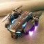 Αναδιπλούμενο Drone με WiFi με Κάμερα 480P με Χειρηστήριο & Οθόνη LED Μαύρο FPV A22