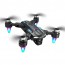 Αναδιπλούμενο Drone με WiFi με Κάμερα 480P με Χειρηστήριο & Οθόνη LED Μαύρο FPV A22