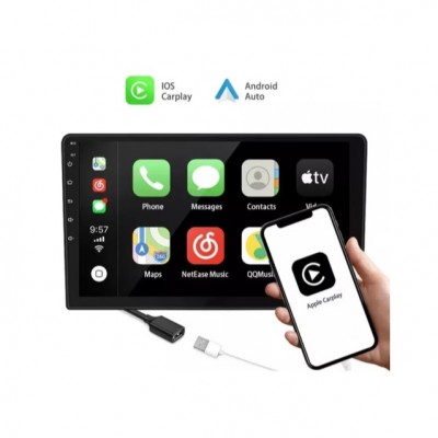 Οθόνη Αυτοκινήτου Multimedia 9" Android 12 με CarPlay & Android Auto SOAK 919CP