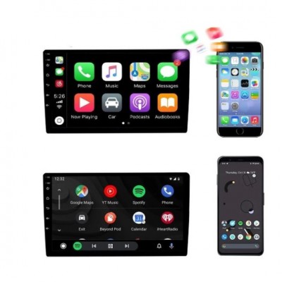 Οθόνη Αυτοκινήτου Multimedia 9" Android 12 με CarPlay & Android Auto SOAK 919CP