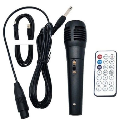 80W Φορητό Ηχείο Bluetooth Karaoke Party – Subwoofer με Μικρόφωνο, Τηλεχειρισμό & Διακοσμητικό Φωτισμό LED ZQS-6203