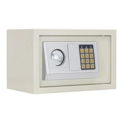 21x32x22cm Ψηφιακό Χρηματοκιβώτιο Ασφαλείας με Συνδυασμό & Κλειδαριά Μπέζ