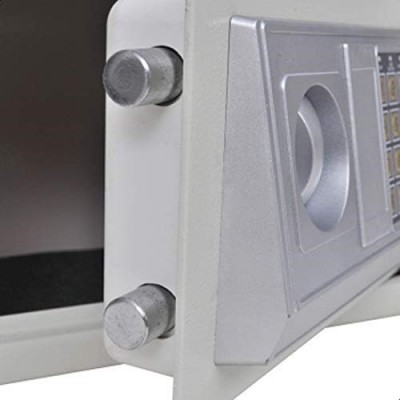 21x32x22cm Ψηφιακό Χρηματοκιβώτιο Ασφαλείας με Συνδυασμό & Κλειδαριά Μπέζ