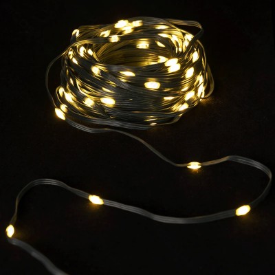 10m Χριστουγεννιάτικα Λαμπάκια Ρεύματος με Θερμό Λευκό Φωτισμό – 100 LED, IP44