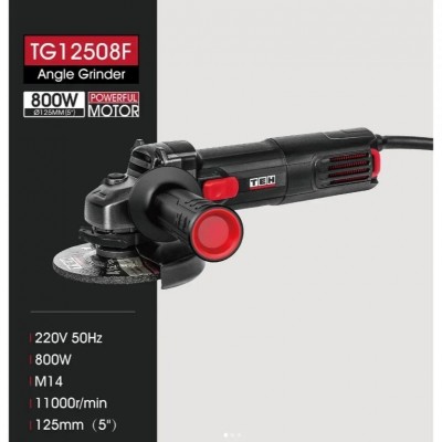 Γωνιακός Τροχός 125mm 800W με Ρύθμιση Ταχύτητας TEH TG125MV