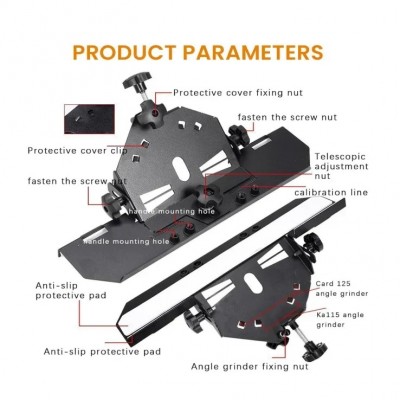 Βάση Τροχού για Ακριβείς Κοπές Πλακιδίων σε Γωνία 45°