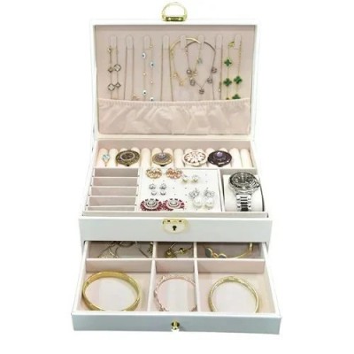 Μπιζουτιέρα με Χωρίσματα και Συρταράκι – Κουτί Οργάνωσης Κοσμημάτων