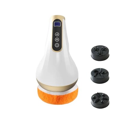 LH2005 Συσκευή Μασάζ Σώματος 360° Με Δόνηση Υψηλής Συχνότητας Και 3 Εναλλάξιμες Κεφαλές