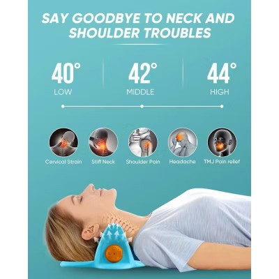 Θερμαινόμενο Μαξιλάρι Αυχενικής Έλξης με EMS-Ηλεκτροθεραπεία