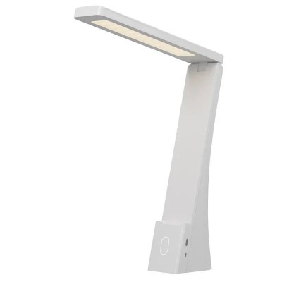 Αναδιπλούμενο Φωτιστικό Γραφείου Led Επαναφορτιζόμενο Με Θέση Στήριξης Κινητού 106903