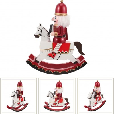 Ξύλινος Στρατιώτης Καρυοθραύστης σε Αλογο 30cm 286339