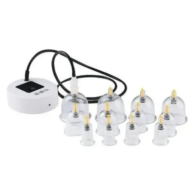 Ανανεωμένο Σύστημα Ηλεκτρικού Μασάζ Με 12 Βεντούζες ST-609