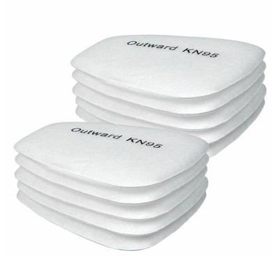 10 Τεμάχια Ανταλλακτικά Βαμβακερά Φίλτρα Κ95 για Ανώτερη Προστασία