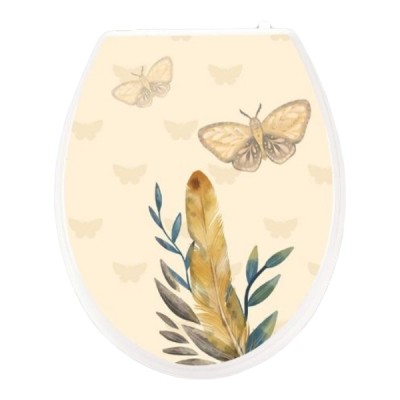 44x36cm Καπάκι Τουαλέτας Βακελίτη Υψηλής Αντοχής Πεταλούδες
