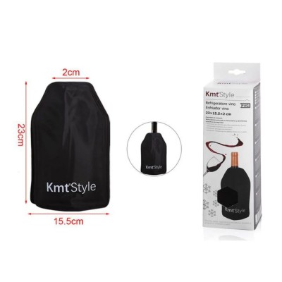 Φορητός Μαύρος Ψυκτήρας Μπουκαλιών 23x15.5x2cm  Με Πτυσσόμενο Σχεδιασμό