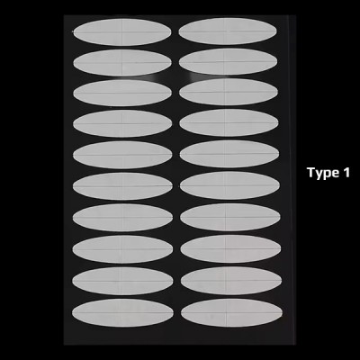 Αυτοκόλλητες Ταινίες Ανόρθωσης Βλεφάρων Άμεσης Εφαρμογής 600 Τεμαχίων Eyelid Lift Strips