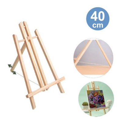 40εκ Ξύλινο Καβαλέτο Ζωγραφικής - Βάση Στήριξης για Πίνακες, Πινακίδες & Διαφημιστικά Πάνελ