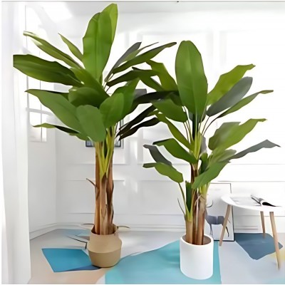 200cm Τεχνητό Διακοσμητικό Φυτό Μπανανιά σε Γλάστρα 86925
