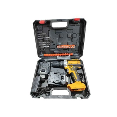 Σετ Επαναφορτιζόμενο Κρουστικό Δραπανοκατσάβιδο 33 Τεμαχίων με 2 Μπαταρίες Υψηλής Απόδοσης 36V