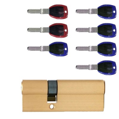 90mm Κύλινδρος Υψηλής Ασφάλειας Για Κλειδαριά Πόρτας Με Επτά Κλειδιά