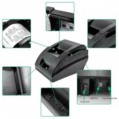 Θερμικός Εκτυπωτής Ετικετών και Αποδείξεων - OEM - USB 58mm