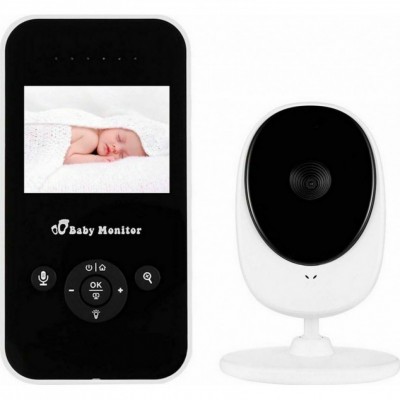 Ασύρματη Ενδοεπικοινωνία Μωρού 2.4″ με Νανουρίσματα, Θερμοκρασία και Κάμερα Νυχτός - Wireless Digital Video Baby Monitor