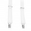 Τιράντες Unisex 25mm με 4 κλίπς Victoria Λευκό