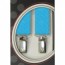 Τιράντες Unisex 25mm με 4 κλίπς Victoria Γαλάζιο
