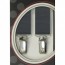 Τιράντες Unisex 25mm με 4 κλίπς Victoria Γκρί Σκούρο
