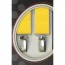Τιράντες Unisex 25mm με 4 κλίπς Victoria Κίτρινο