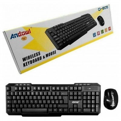 Ασύρματο Πληκτρολόγιο & Ποντίκι - Wireless Keyboard Mouse Andowl