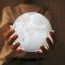 Ανάγλυφο Φωτιστικό Αφής 3D Φεγγάρι Moon Light LED Επαναφορτιζόμενο 15cm με 3 Αποχρώσεις