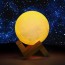 Ανάγλυφο Φωτιστικό Αφής 3D Φεγγάρι Moon Light LED Επαναφορτιζόμενο 15cm με 3 Αποχρώσεις