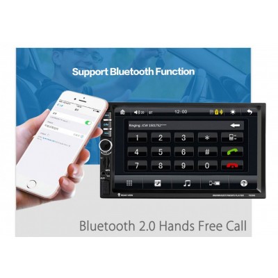 Ηχοσύστημα αυτοκινήτου με οθόνη 7" 2DIN HD Bluetooth GPS OEM- 7020G