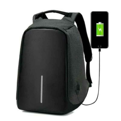 Αντικλεπτικό Αδιάβροχο Σακίδιο Πλάτης & Φορτιστής USB Κινητού - Αντικλεπτική Τσάντα